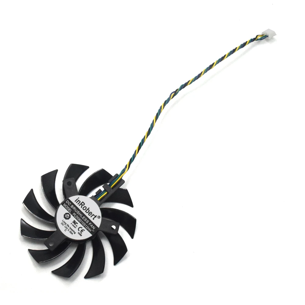 PLD08010S12HH 12 В 0.35A 75 мм 4Pin для MSI R6750 HD6750 DDR5.DX11 HD5750 Графика Вентилятор охлаждения с