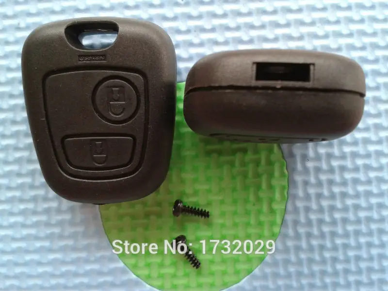 1 шт Новый Сменный Корпус Ключа заготовка волок для Peugeot 107 206 207 307 406 2 кнопки брелок