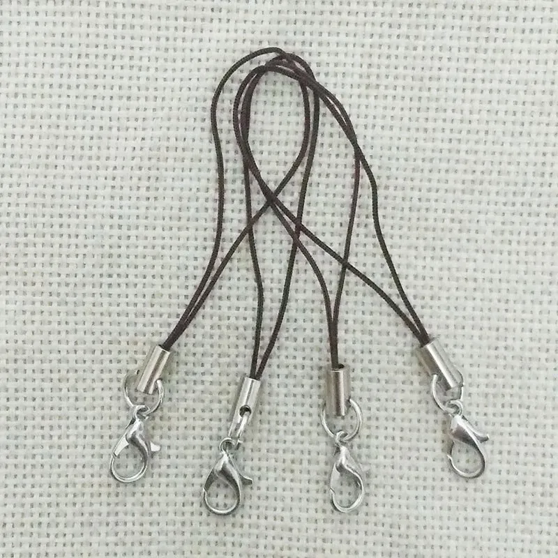 Лариат Ремешок Шнуры Омар Поворотный застежка Split Ring Перейти Кольца веревочной