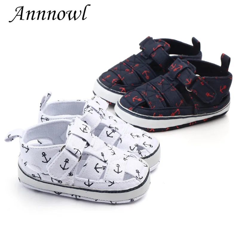 Обувь для новорожденных модная брендовая Летняя обувь на мягкой нескользящей