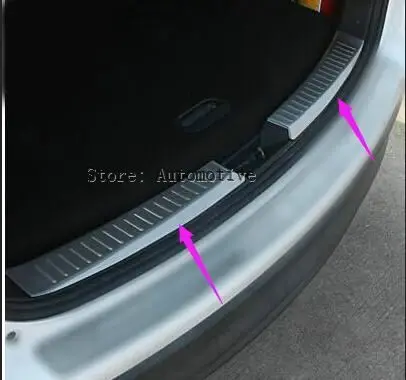 

For Mazda Cx-5 2012 2013 2014 2015 2016 Inner Inside Rear Bumper Protector Trunk Boot Cargo Sill Plate Cover Trim Stainless