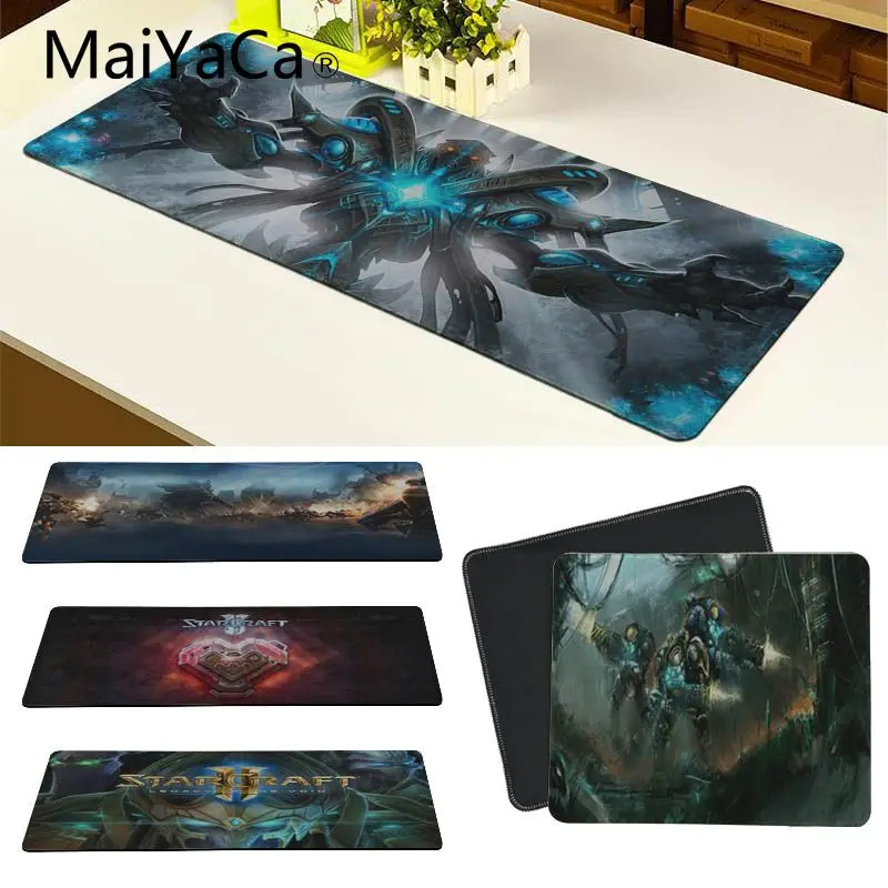 MaiYaCa мальчик подарок коврик starcraft резиновая мышь Прочный Коврик для мыши на стол большой утолщаются удобные водостойкие игровой резиновый коврик для мыши