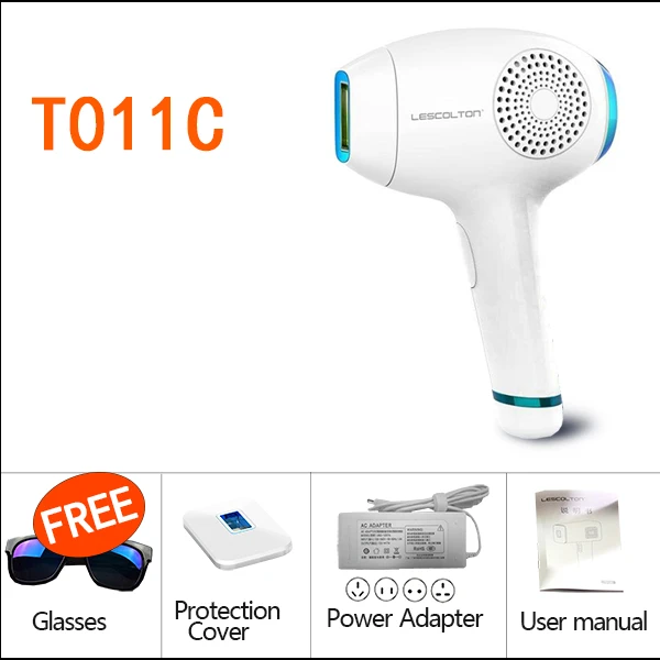 T011C Lescolton T012C 4в1 ICECOOL безболезненный IPL эпилятор устройство для постоянного удаления волос IPL лазерный эпилятор машина для удаления волос - Цвет: T011C