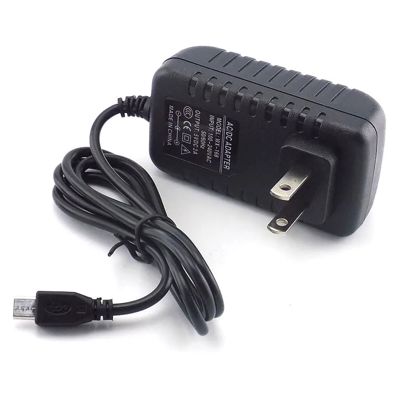 Адаптер питания Micro Usb переменного/постоянного тока 5 В 2 А вилка для ЕС и США 100 ~ 240