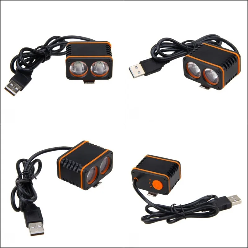 USB Charing LED велосипедный фонарь 10000LM 2 * XM L T6 светодиодный передний фара для