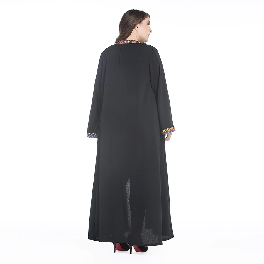 Модное мусульманское платье Abaya в Дубае мусульманская одежда для женщин Jilbab Djellaba