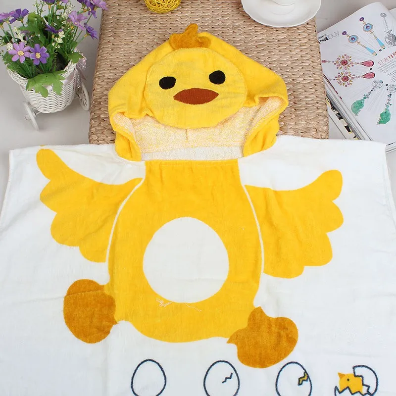 Новинка Лидер продаж Хлопковое полотенце с капюшоном детский банный халат