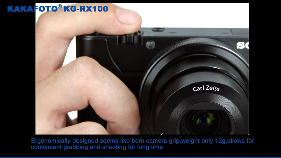 

KAKAFOTO KG-RX100 Metal Custom Handgrip for Sony Cyber-shot RX100 III RX100IV RX100V Series Cameras