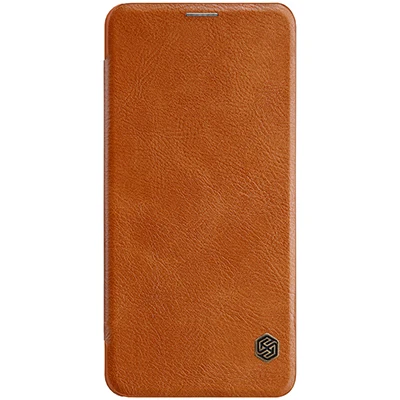 Brown Для xiaomi mi 9 Pro 5G чехол NILLKIN Qin smart wake up Флип кожаный чехол для xiaomi mi cc9/cc9E/mi 9 lite/mi A3/Poco F1 чехол-кошелек - Цвет: Brown