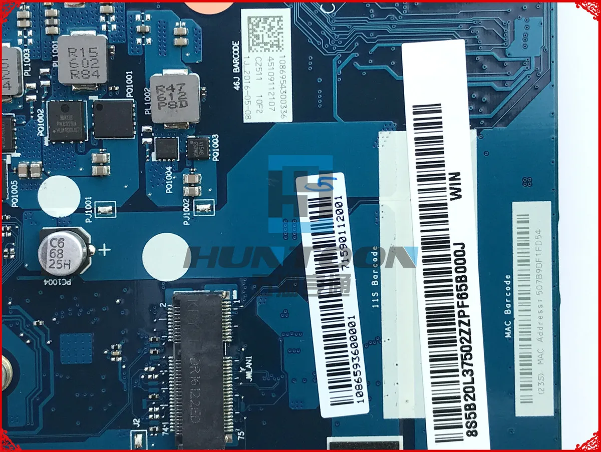 NM-A751 для lenovo 510-15ISK материнская плата для ноутбуков FRU: 5B20L37502 SR2EZ I7-6500U 4 Гб DDR3 полностью протестирована