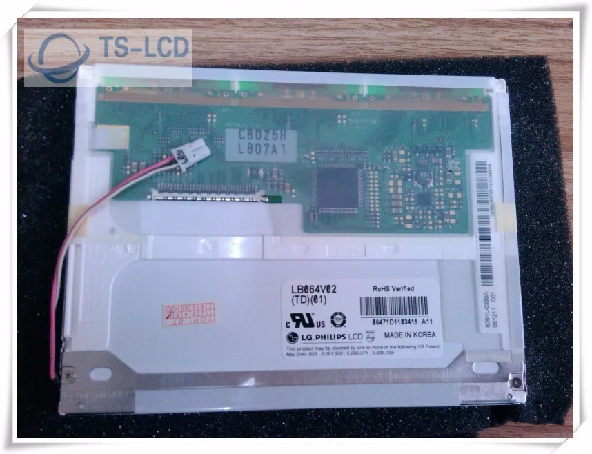 

LB064V02 TD01 100% тестирование оригинал + LB064V02-TD01 6,4 "дюймовый ЖК-дисплей Панель один год гарантии