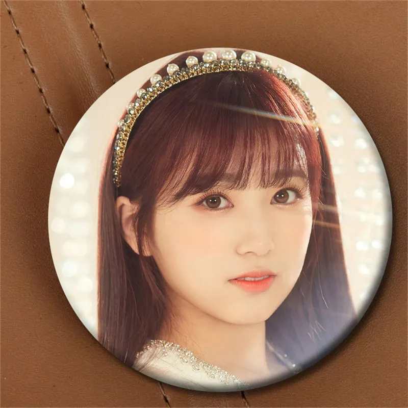 KPOP IZONE Броши 2-й Мини альбом HEARTIZ официальный фото IZ* ONE HEART* IZ значок для одежды шляпы рюкзак корсажи