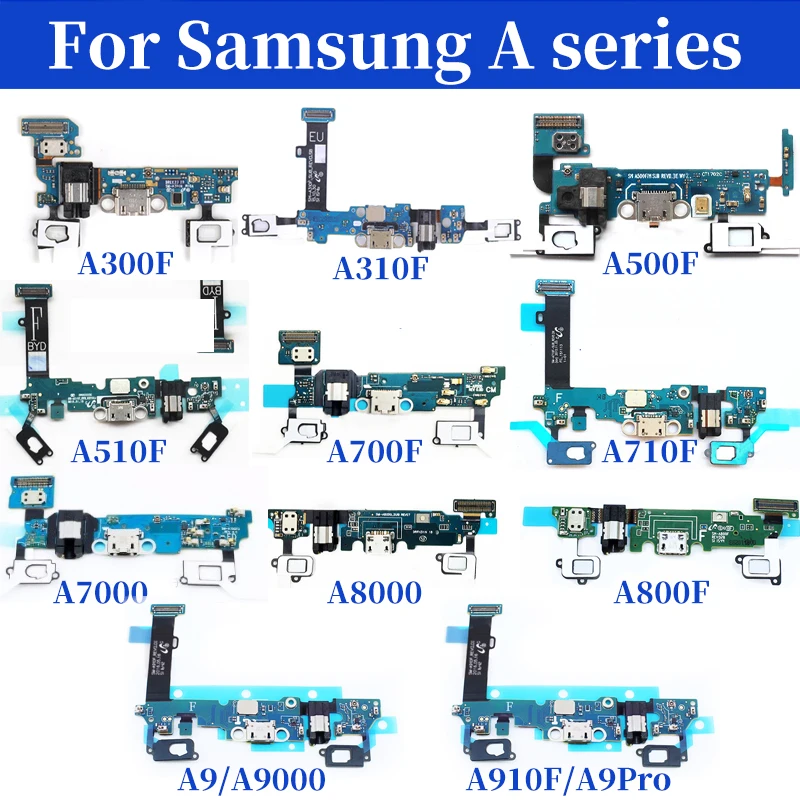 Для Samsung Galaxy A300F A310F A500F A510F A700F A710F A800F A9000 A910F USB зарядное устройство док порт разъем
