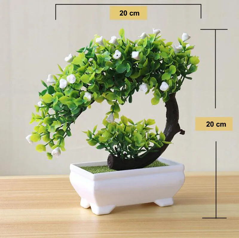 Colorful Artificial Plants Bonsai Potted Fake Flower For Home &amp Garden Decoration #08 | Дом и сад