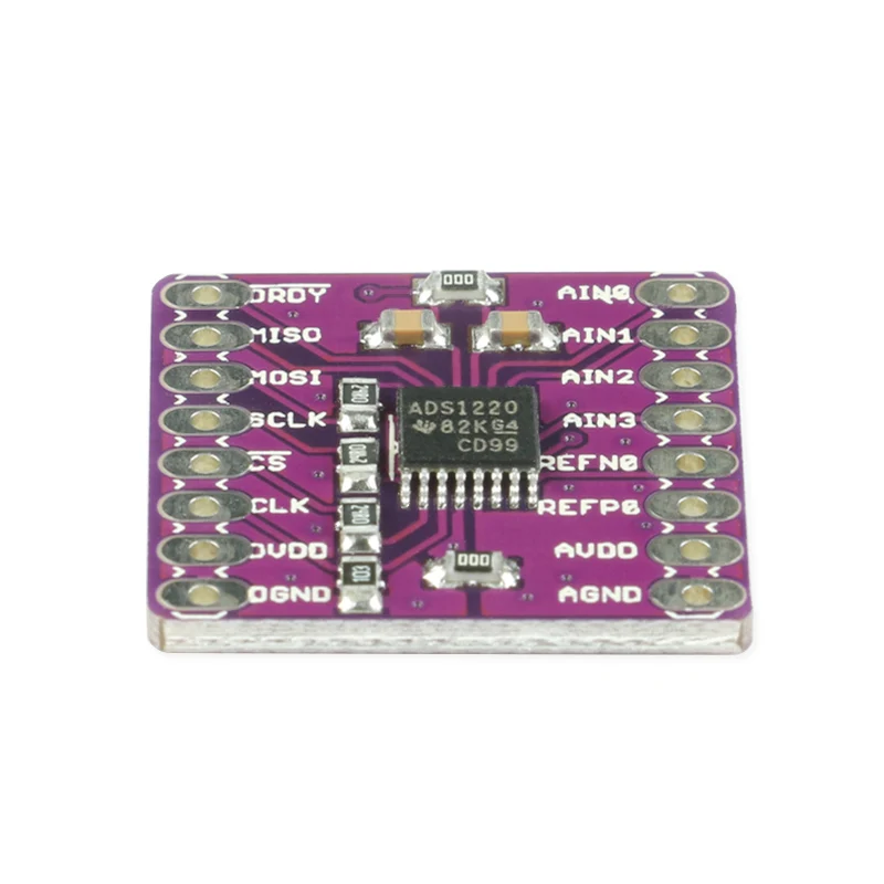 Новый ADS1220 ADC 24-битный преобразователь модуль I2C низкая мощность аналого-цифровой