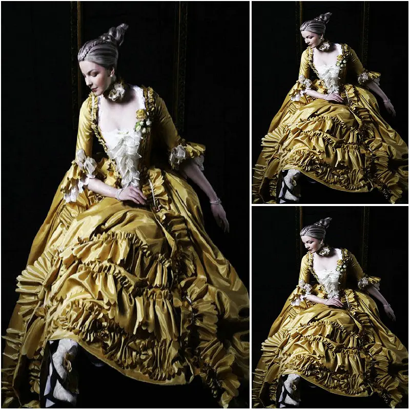 

2017 New!Customer-made Vintage Costumes Victorian Dresses Scarlett Civil War dress Cosplay Lolita dresses US4-36 C-1112