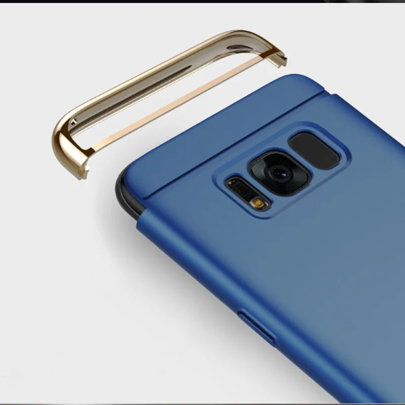 Для Samsung S8 чехол бампер Galaxy s8 задняя крышка роскошный mofi тонкий жесткий 3 в 1
