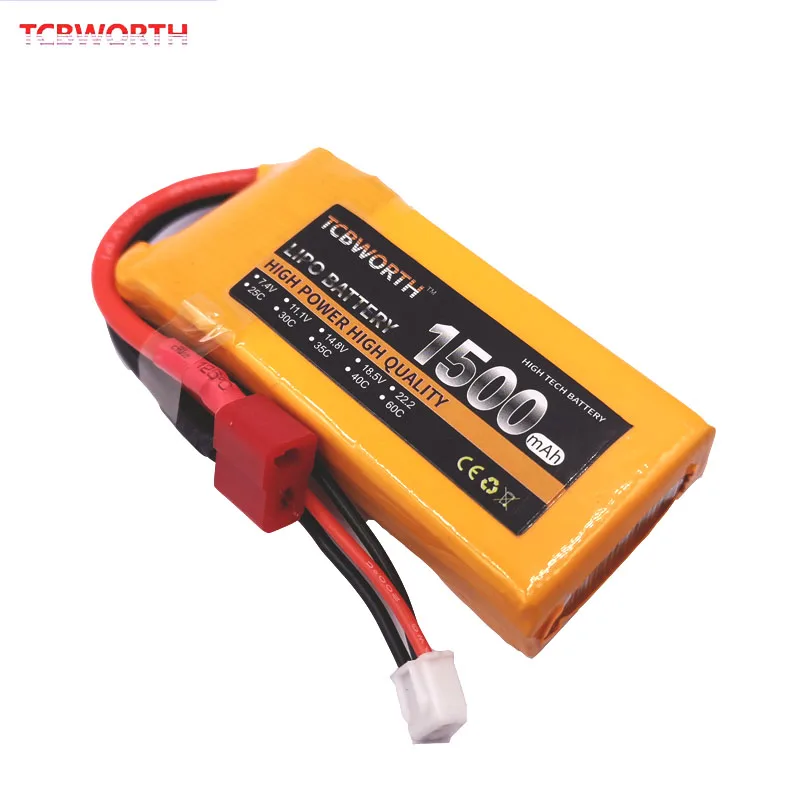2 шт./упак. 2S 7 4 V 1500mAh 25C 35C RC Lipo батарея для дрона вертолет самолет автомобиль Лодка