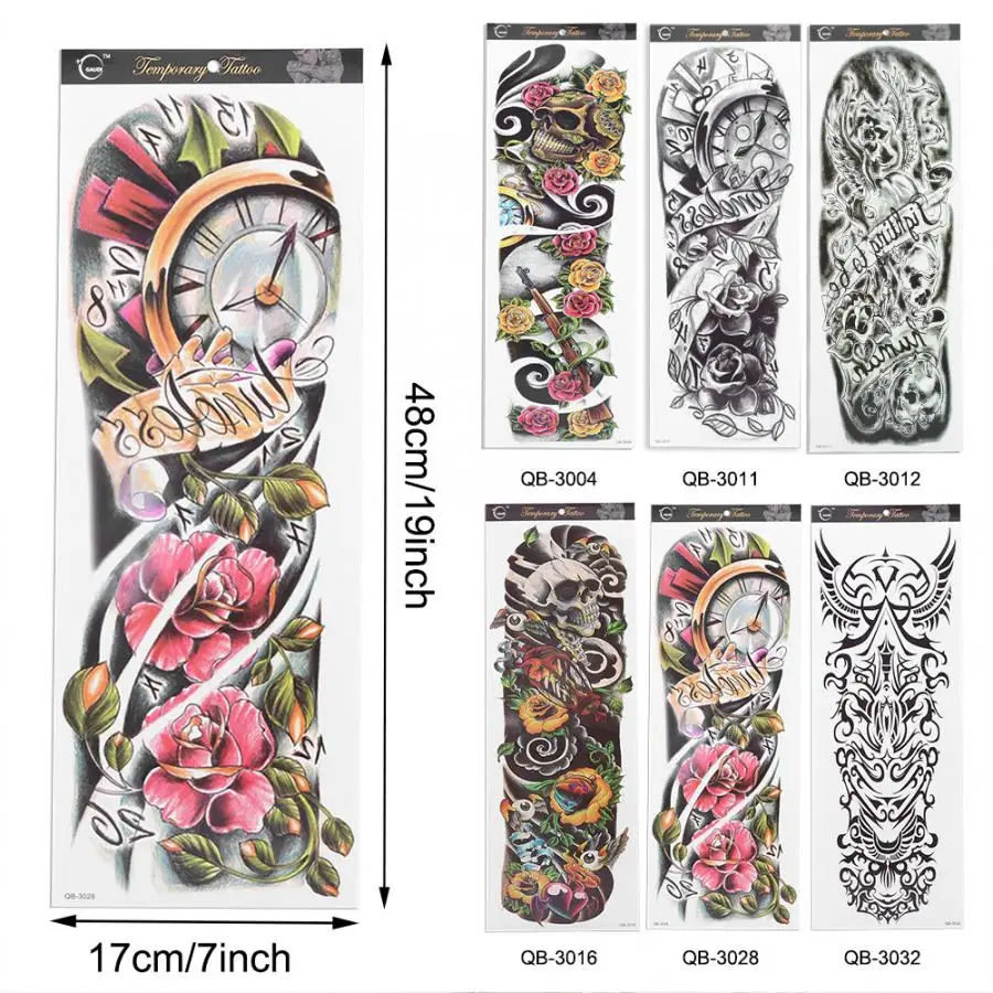 Водостойкая временная татуировка 5 видов тату наклейка Временная подделка