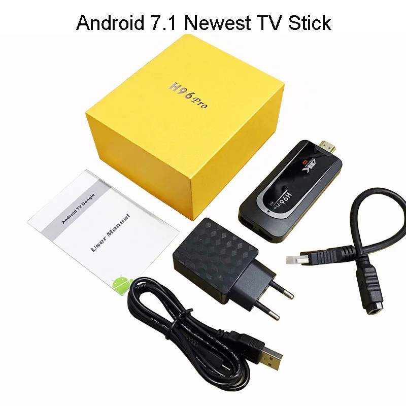 ТВ флешка H96 Pro H3 процессор Amlogic S905X Penta Core GPU Android 7 1 ключ 2 Гб ОЗУ 16 ПЗУ 4G/5.G Wi Fi BT 4 0 1080P