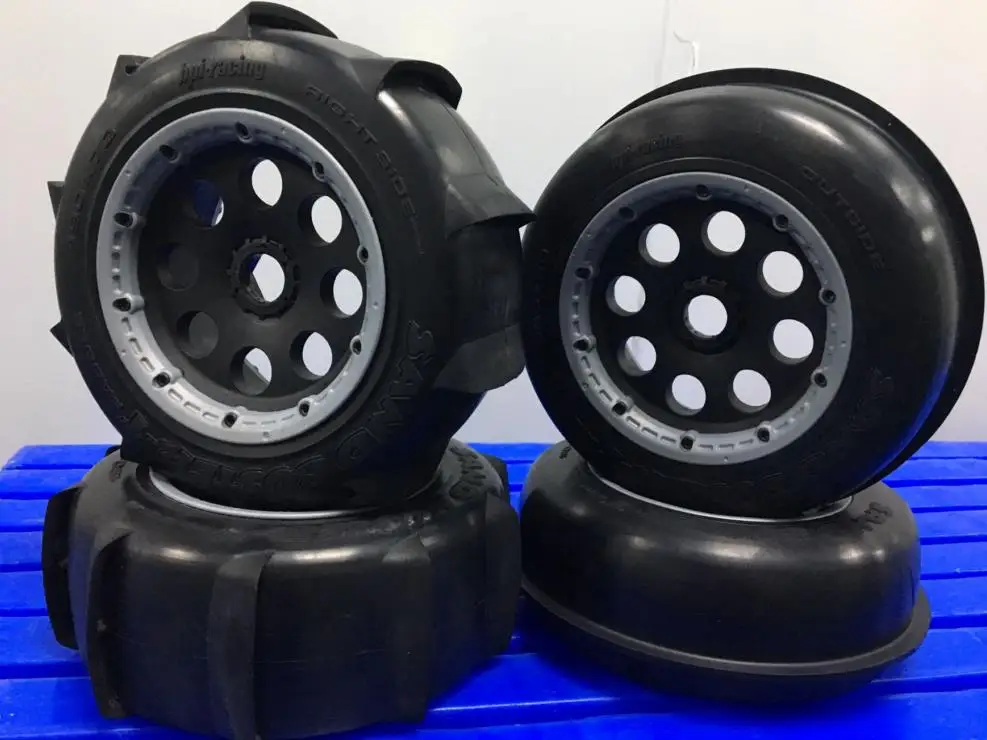 Оригинальные HPI 1/5 бензиновые передние и задние колеса для 5T/5SC Kraken KV5TT Losi 5IVE-5T 4 шт. |
