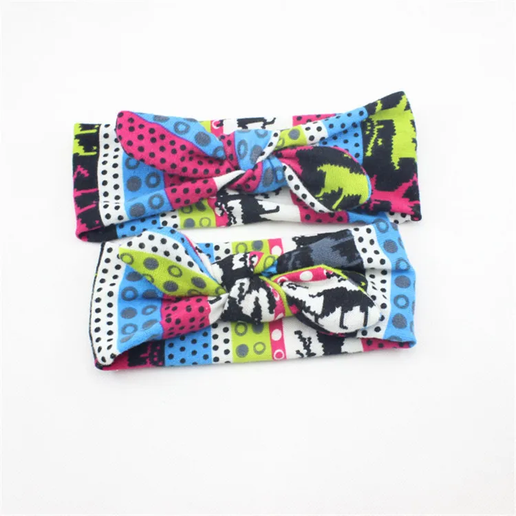 Повязка на голову Мама и я с вязаной тканью повязка для девочек подходящая ко мне