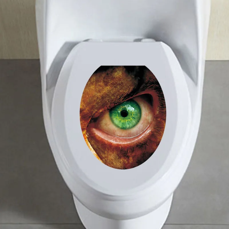 Креативные страшные съемные наклейки домашняя наклейка для ванной комнаты
