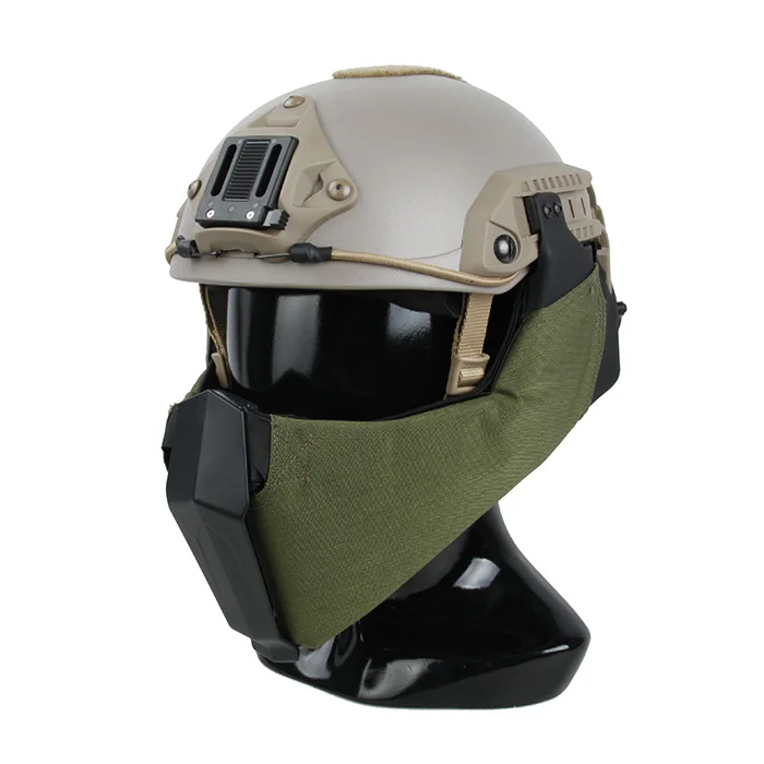 Новая тактическая направляющая полулицевая маска для шлема OC High Cut|tactical helmet
