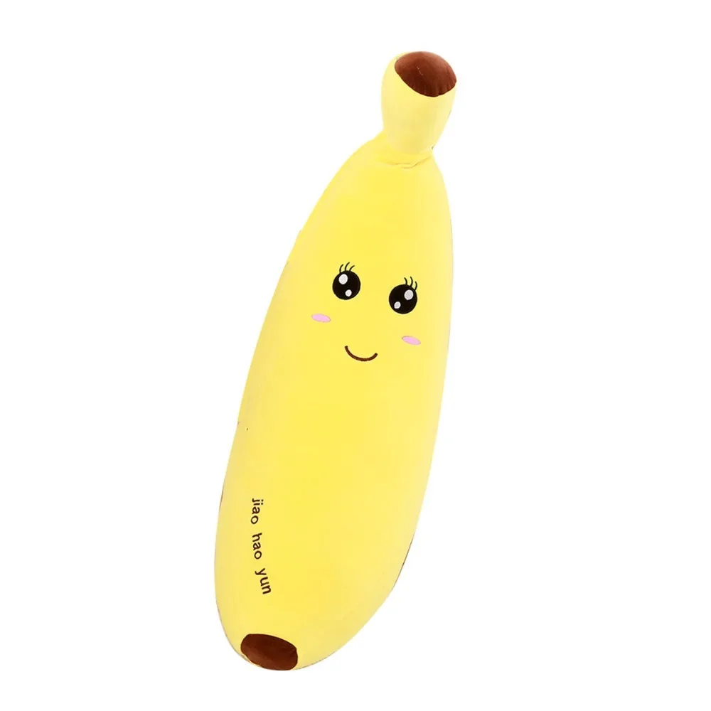 

100 Cm Soft Cartoon Banana Plush Toy Super Soft Stuffed Fruit Banana Pillow Cushion Toys For Children