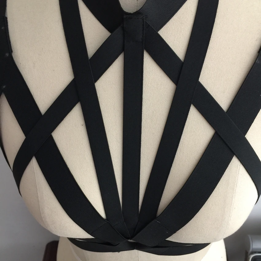 Бесплатная доставка женский бюстгальтер клетка бондаж для тела портупея в