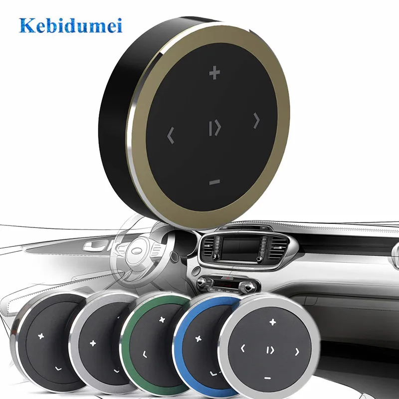Kebidumei Беспроводная Bluetooth медиа кнопка дистанционного управления селфи Пуск Siri
