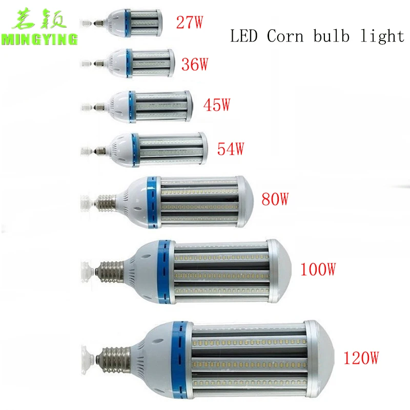 1 шт./30 Вт 40 Вт 60 Вт 80 Вт 100 Вт 120W 150W 200W 250W ребра радиатора E27 E39 E26 E40 мозоли СИД светильник лампы U-образный лампы 85-277VAC CE