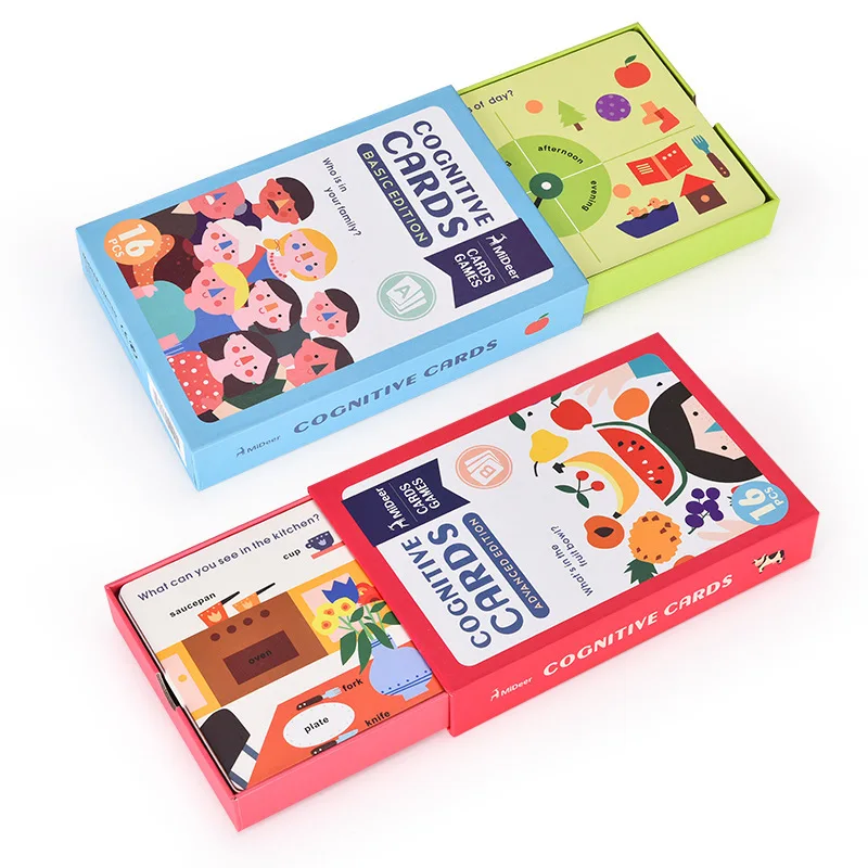 Детский набор из 16 предметов Когнитивное обучение детей раннего возраста флэш