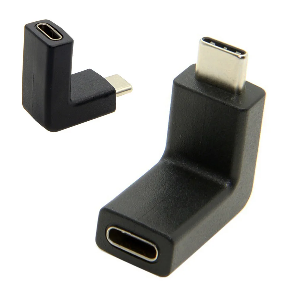 21*25mm New Elbow Design 90 Degree Right Angle USB 3.1 Type-C Male To Female Extension USB-C Adapter |