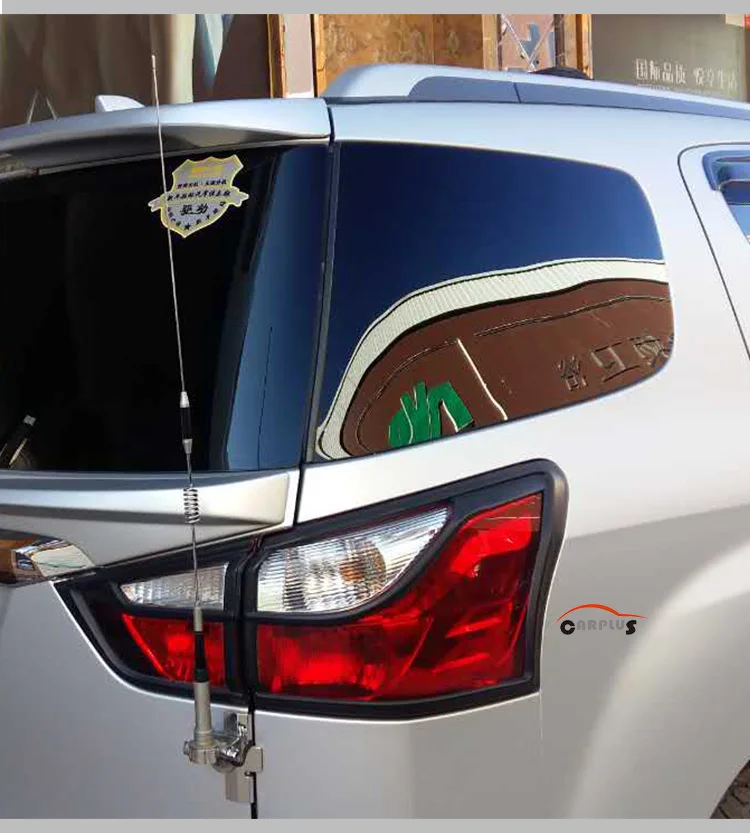 Бесплатная доставка Высококачественная крышка лампы ABS для isuzu mu x light черная масляного бака аксессуары