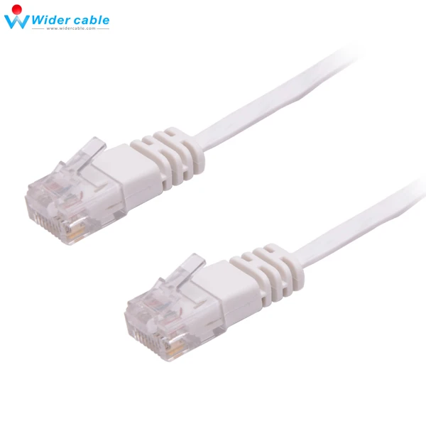 5 шт./лот плоский сетевой кабель Cat 6 черный Ethernet-кабель Cat6 RJ45 M/M тонкий