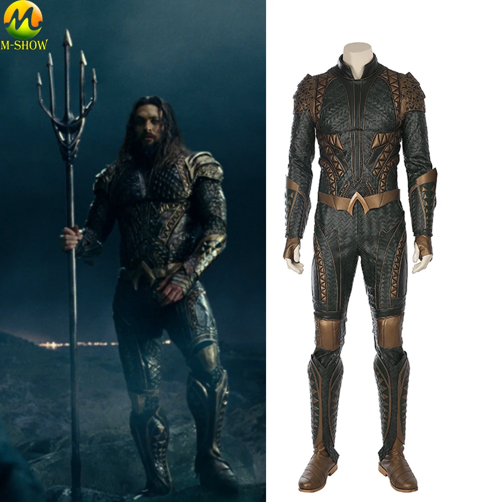 Justice League Aquaman Косплей Костюм Артура Карри Косплей Костюм для взрослых на Хэллоуин мужской косплей полный комплект на заказ
