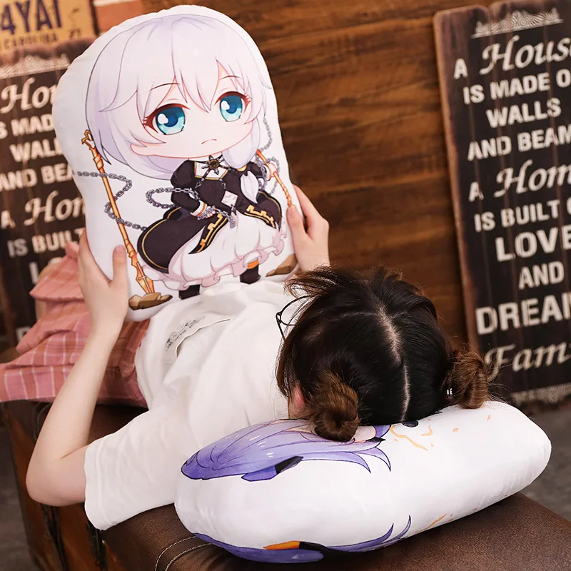 Honkai Impact 3 Подушка игрушка игра MmiHoYo Kiana Kaslana Raiden Mei короткая плюшевая кукла