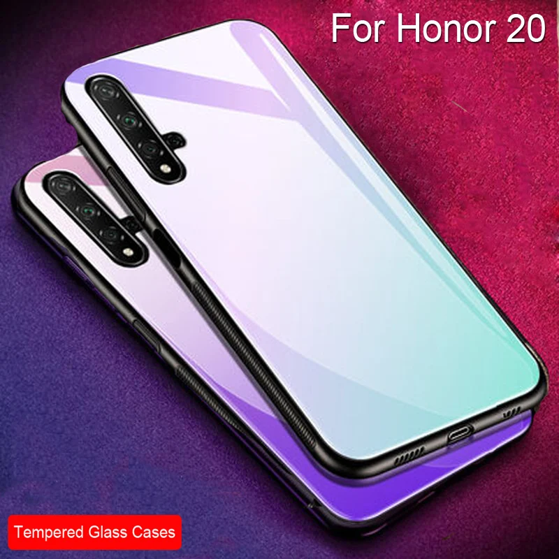 Тонкий силиконовый чехол белого цвета для Huawei Honor 20 жесткий чехол-накладка из
