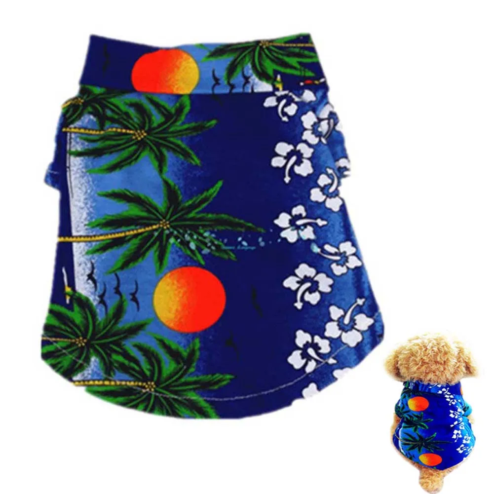 Лучшие Новые товары для домашних животных Одежда собак пляжная гавайская
