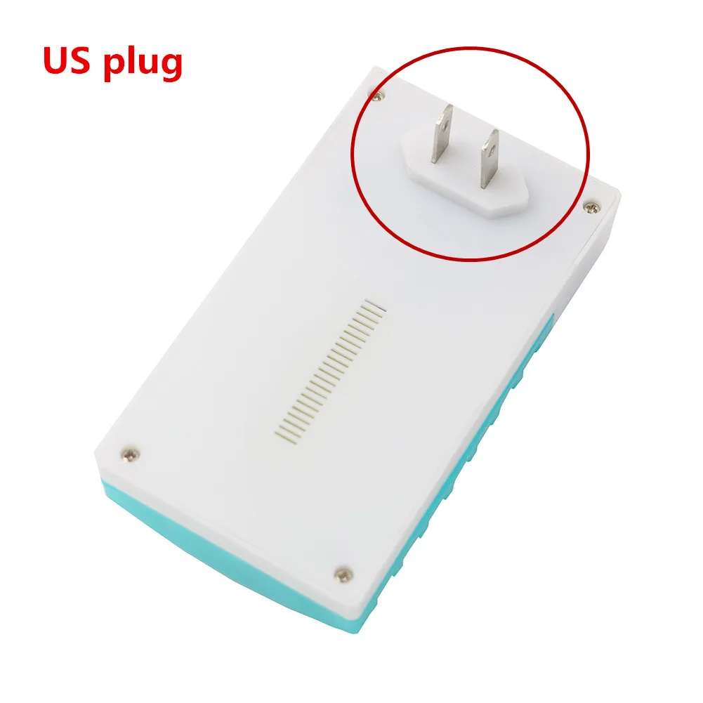 US plug EU/US мини комаров лампа электрическая розетка светодиодный насекомых Отпугиватель комаров убивать Fly ошибка насекомых Ночной светильник 110 V-240 V - Испускаемый цвет: US plug