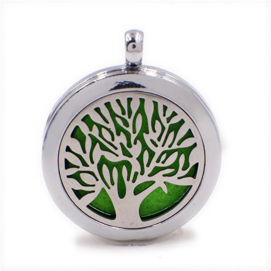 Дерево жизни& Бейсбол& сова кулон 30 мм ароматерапия с парфюмом эфирное масло духи медальон со светорассеивателем с 1 шт. прокладка ожерелье