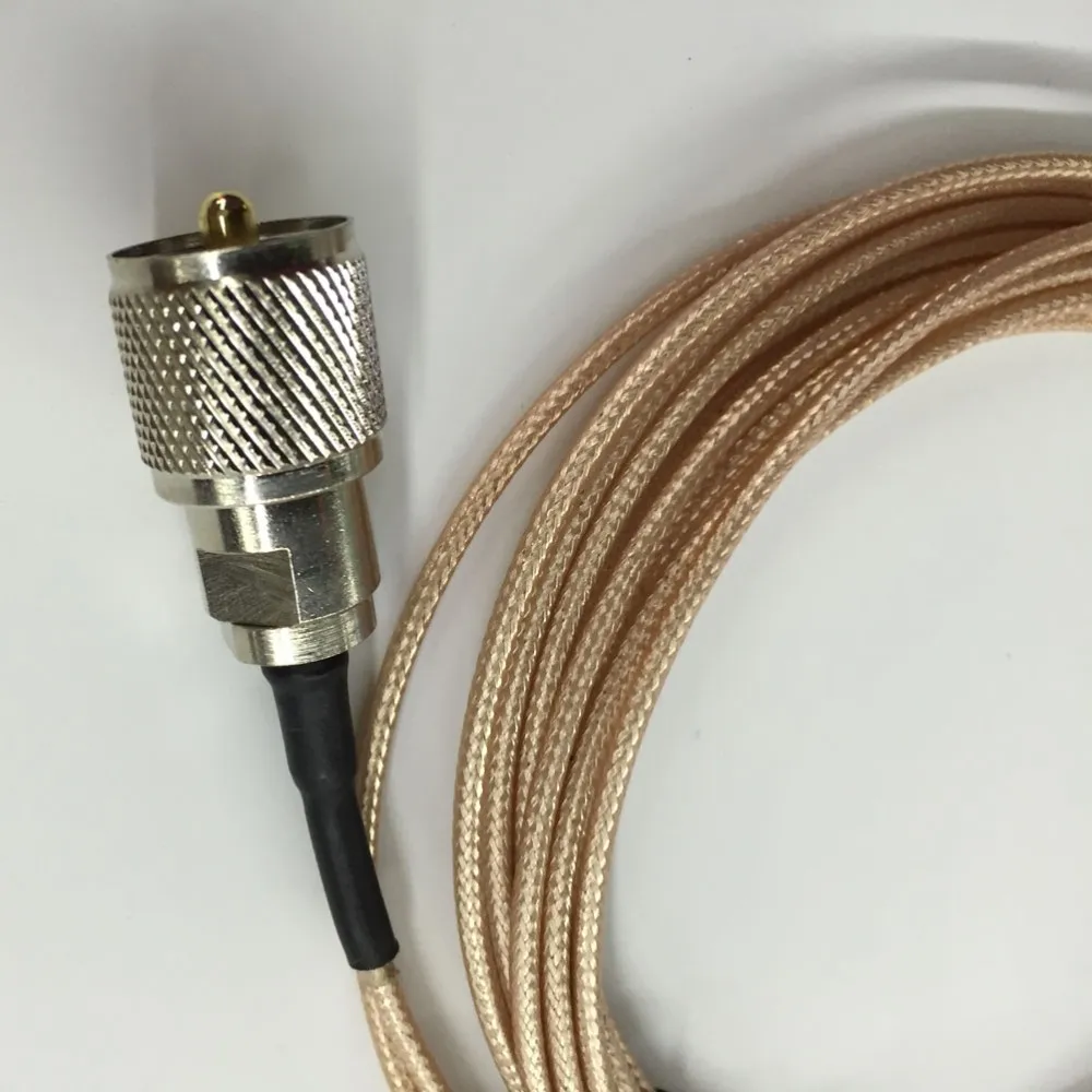 Оригинальные surmen sc-136 5 метров коаксиальный кабель UHF/PL-259 мужчин и женщин для Yaesu Icom Kenwood Motorola Мобильное радио телевизионные антенны