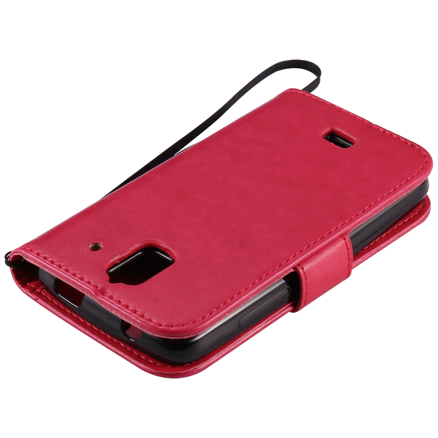 Разноцветная Pattern Роуз Тиснением Слот Для Карты Бумажник PU Кожа Стенд Флип Дело