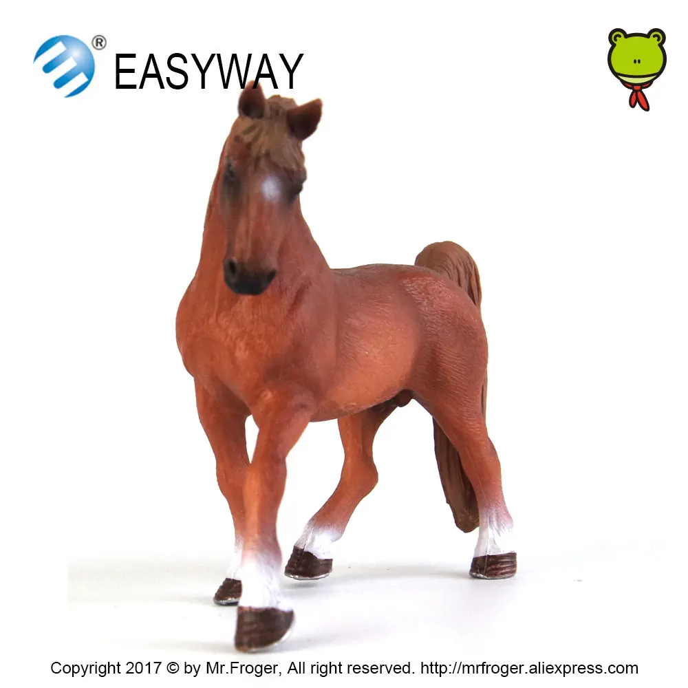 Пластиковая лошадка EASYWAY модель ранчо животные ферма луга игрушки для детей