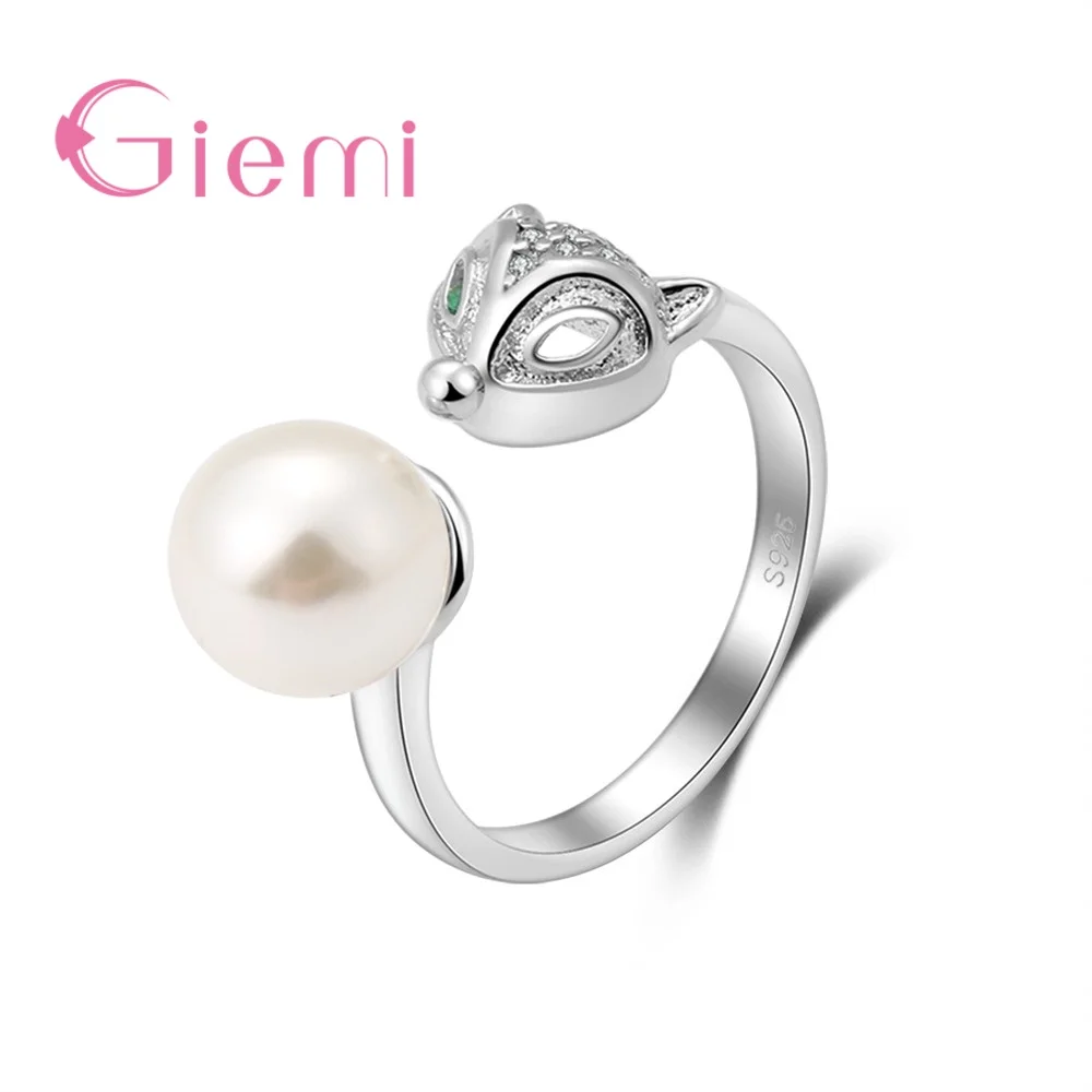 Женское кольцо из серебра 925 пробы с изменяемым размером|finger ring|fox ringrings for women |