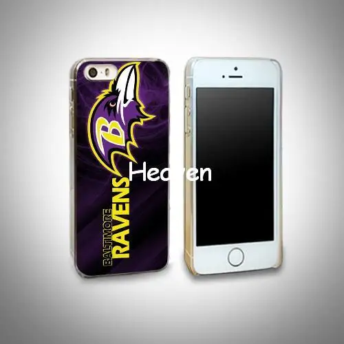 NFL Baltimore Ravens FOR APPLE iPhone 4/4s/5/5s and Samsung Galaxy S3 i9300 S4 i9500 Blcak/White/Clear Hard Case Cheap |