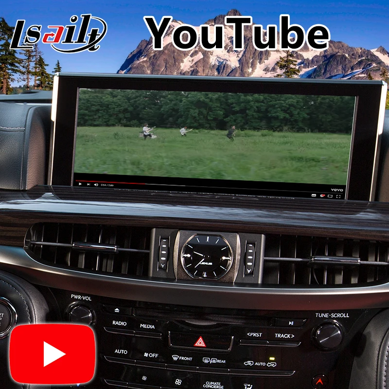 Android 7,1 авто видео интерфейс для Lexus LX 570 450d с управлением мыши-, gps навигация Waze Mirrorlink lx570 lx450