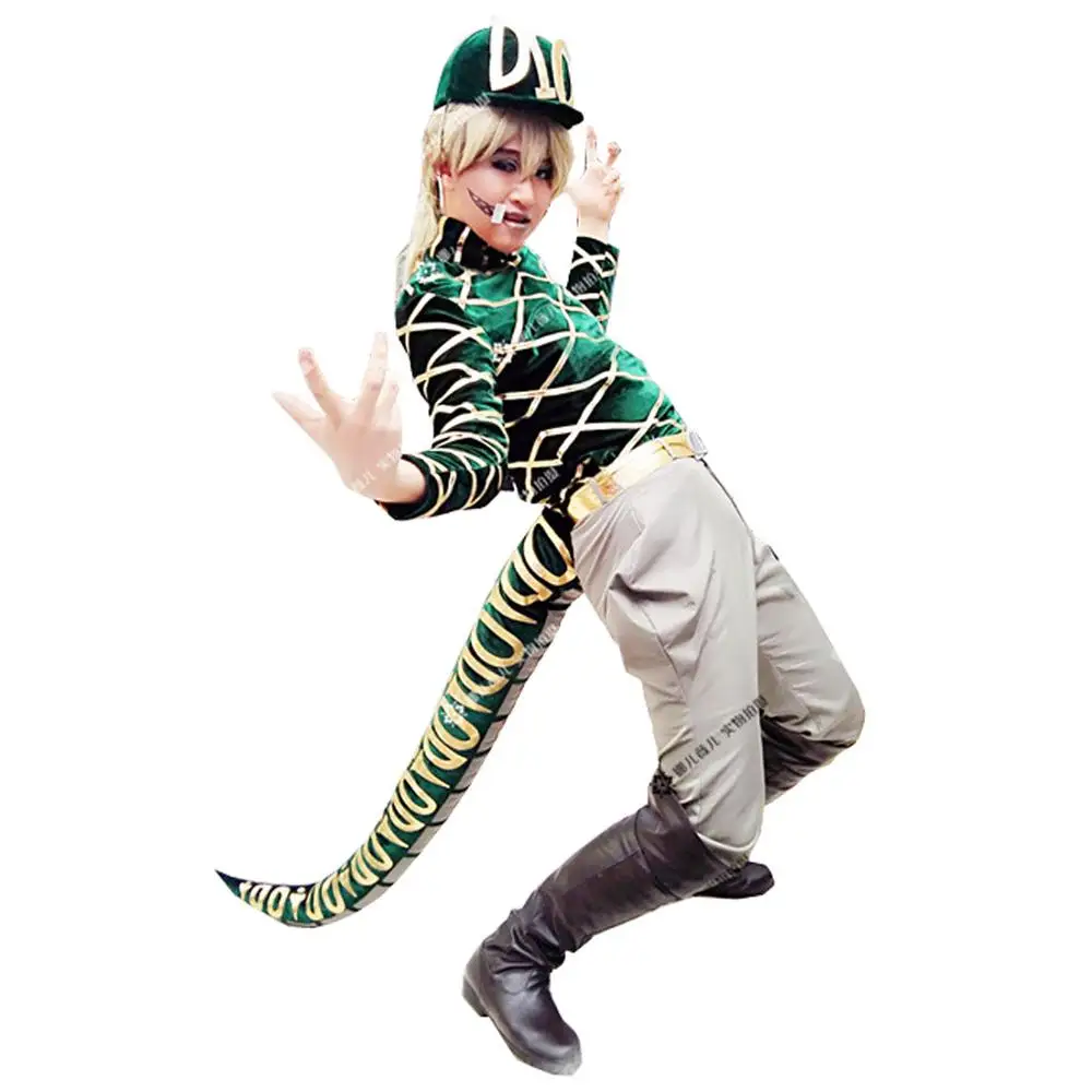 Необычные приключения Джоджо Diego Brando DIO униформа косплей на заказ любой размер - Цвет: Бежевый