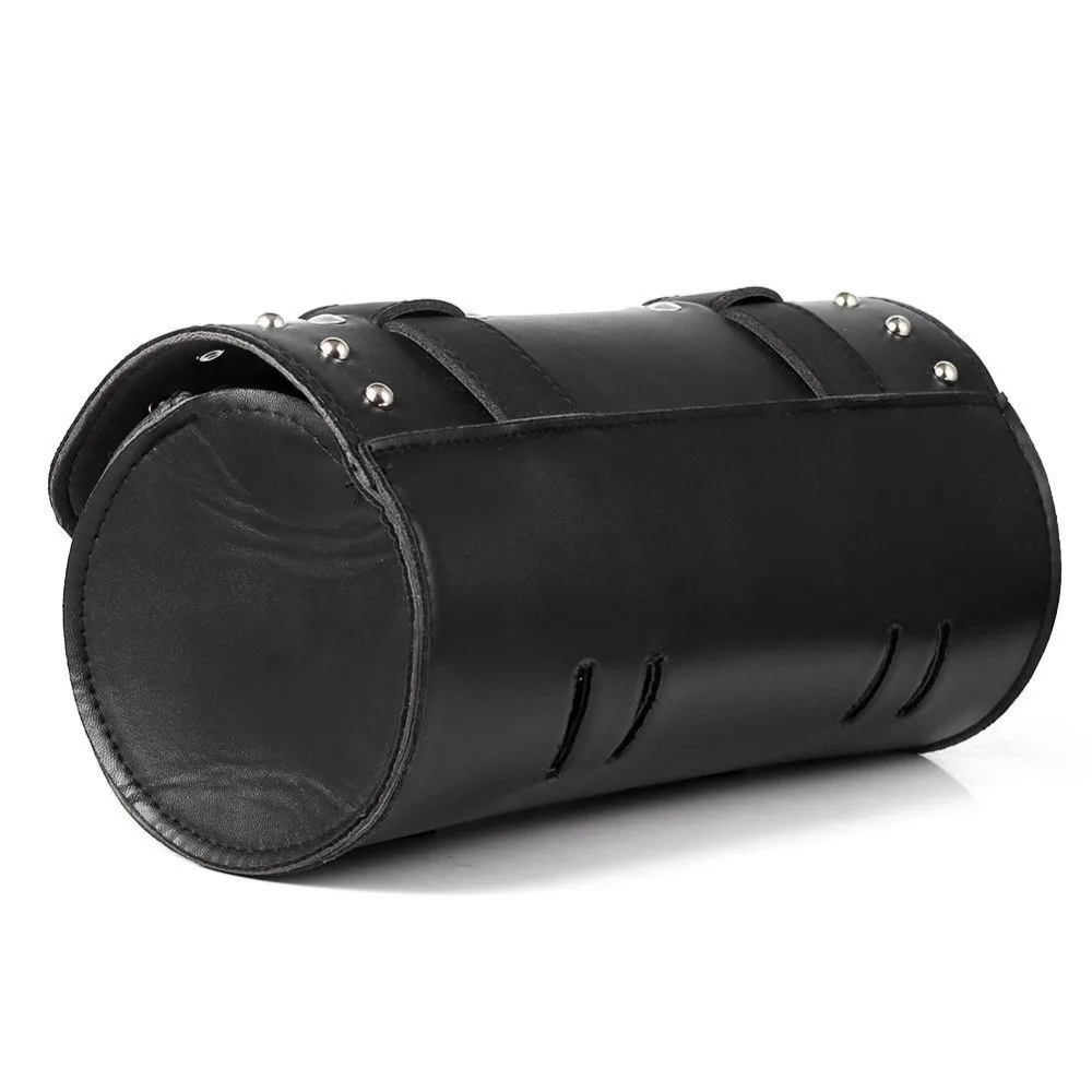 3 ШТ. ПЕРЕДНЯЯ ЧЕРНЫЙ МОТОЦИКЛ СУМКИ МЕШОК ИНСТРУМЕНТА КОЖА ДЛЯ HARLEY DAVIDSON|tool bag